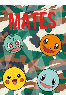 maglietta Mates Pokemon