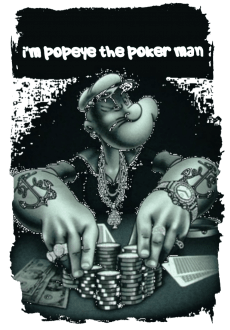 maglietta Popeye the Poker Man