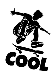 maglietta COOL SKATEBOARDING 