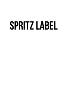 maglietta Spritz Label - Minimal bianca 