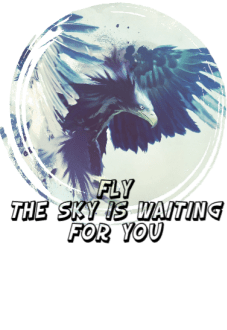 maglietta falcon in the sky