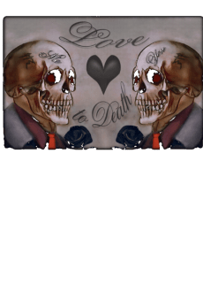 maglietta 'Love ... ti Death' by Fabmor Digital Art 