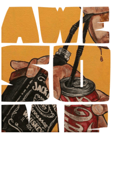 maglietta Coca Cola & Jack Daniel's