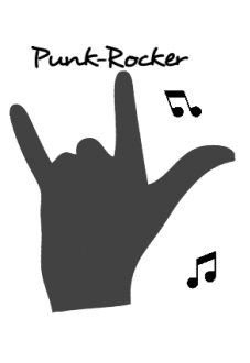 maglietta Punk/Rocker tshrt 