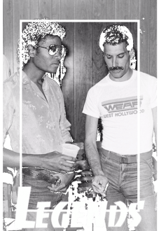 maglietta Freddie Mercury & Michael Jackson