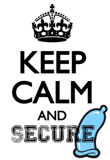 maglietta Keep calm and secure 