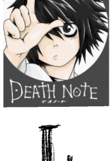 maglietta death note (L)