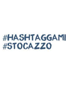 maglietta Hashtaggami stocazzo