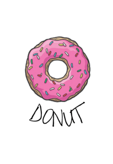 maglietta donut