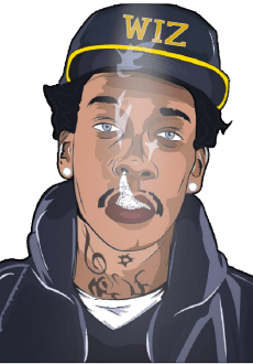 maglietta •Wiz Khalifa• 