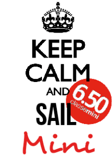 maglietta keep calm and sail mini 