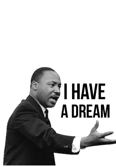 maglietta 'I Have a Dream' Cit-Martin Luther King 