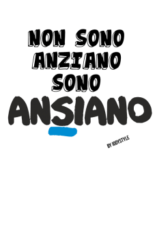 maglietta La maglietta 'Ansiosa' (Man Edition)