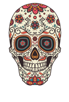 maglietta Mexican Skull Tee