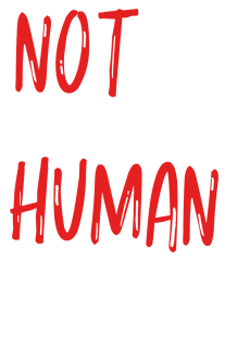 maglietta Not Human Tee 