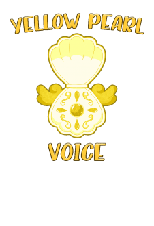 maglietta Yellow Pearl Voice