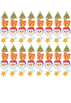 maglietta Emoji Christmas 