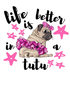 maglietta PUG TUTU