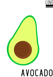 maglietta AVOCADO LINE