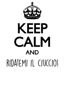 maglietta Keep calm