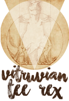 maglietta Vitruvian Tee-Rex