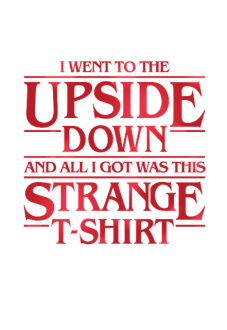 maglietta stranger t-shirt