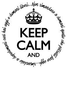 maglietta KEEP CALM