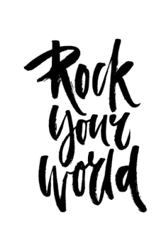 maglietta Rock this world 