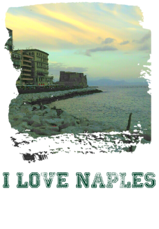 maglietta T-shirt I Love Naples