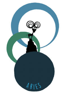 maglietta segni zodiacali: ariete