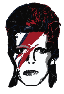 maglietta Bowie A Lad Insane