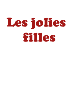 maglietta les jolies filles