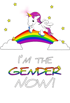 maglietta Linea Gender 01: I'm the Gender now!