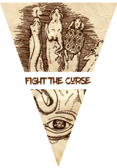 maglietta Fight the Curse