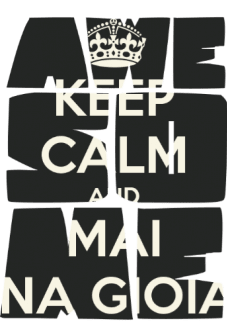 maglietta Maglietta 'KEEP CALM AND MAI NA GIOIA'.