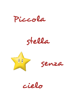 maglietta Piccola stella