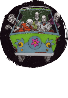 maglietta Scooby Doo Teschi Skull