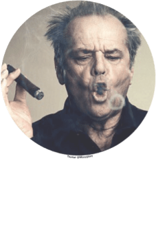 maglietta Jack Nicholson smoking