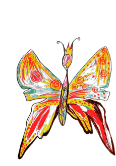 maglietta butterfly dream