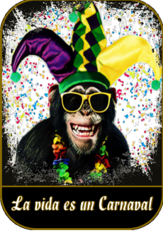 maglietta Scimmia Carnevale - Carnival Monkey