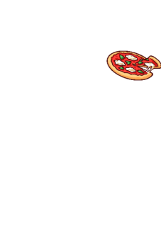 maglietta La pizza al posto del cuore 
