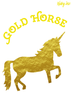 maglietta Noby.inc Gold Horse 