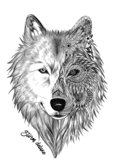 maglietta Wolf & Flowes