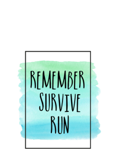 maglietta REMEMBER SURVIVE RUN-MAZE RUNNER