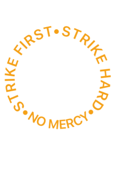 maglietta STRIKE FIRST • STRIKE HARD • NO MERCY