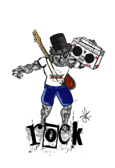 maglietta Rock’s wolf