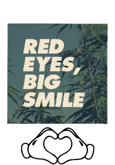 maglietta Red eyes, big smile??