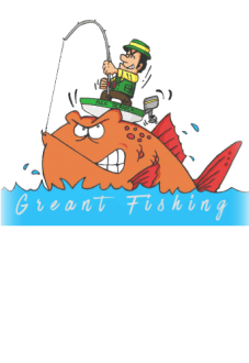 maglietta greant fishing testo