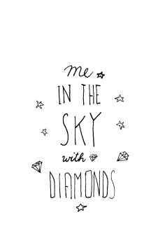 maglietta In The Sky With Diamonds