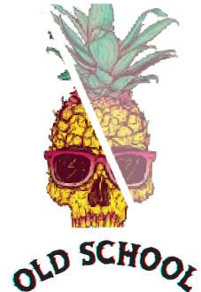 maglietta sunglasses pineapple